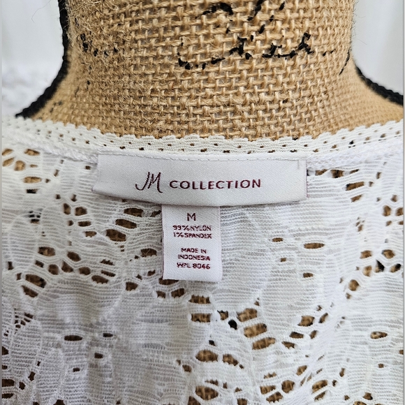 JM Collection eyelet lace top - Picture 7 of 10